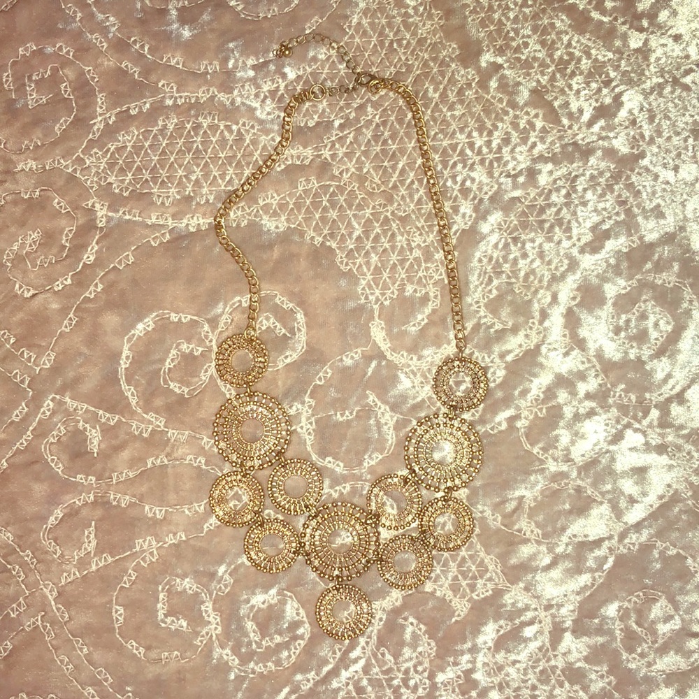 Francesca is gold necklace
